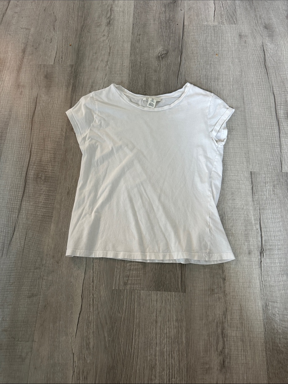 H&M White Short Sleeve Tee